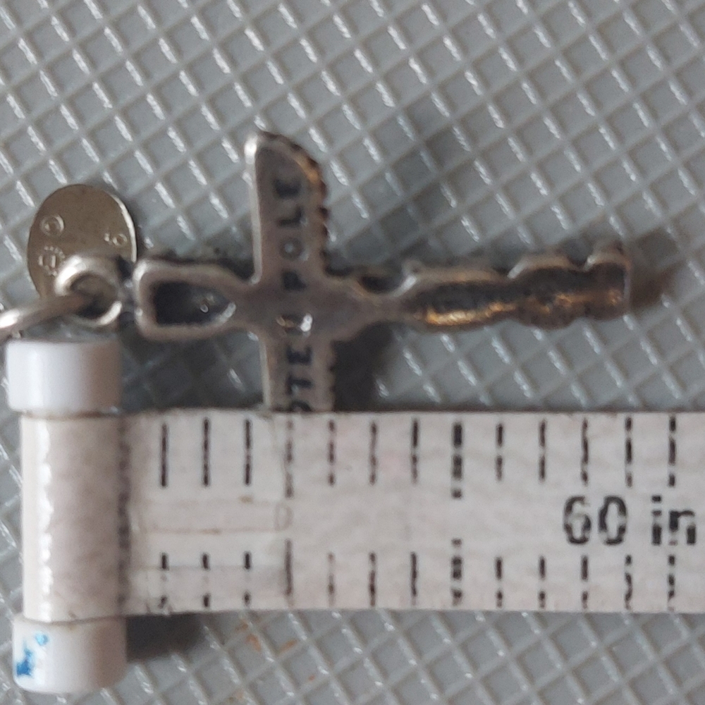 Totem pole charm on sterling chain native - Picture 12 of 13
